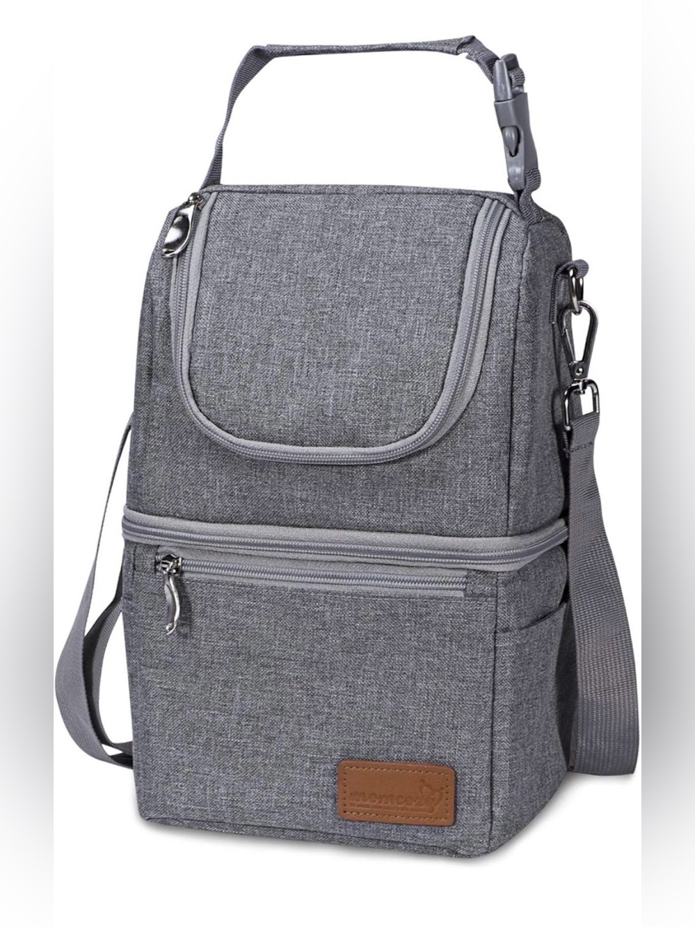 NWT Momcozy Baby Bottle Pump Bag, Grey